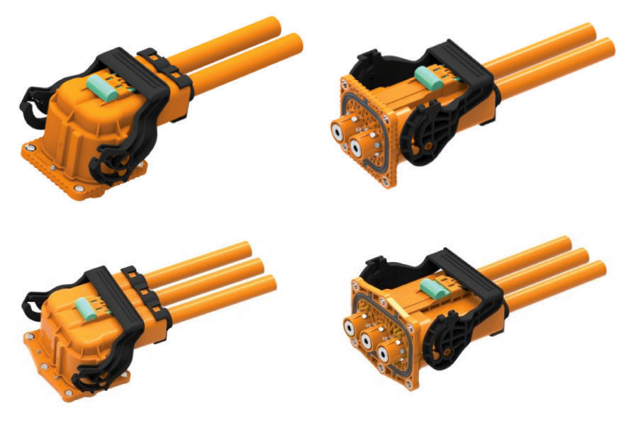 Automotive Connector and Cable Products: ACES Connectors’ two-position, 200A High-Power Connector System 