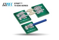 AVX’s new 2.5mm 70-9296 Series STRIPT™ insulator-less, single-position, horizontal, poke-home contacts