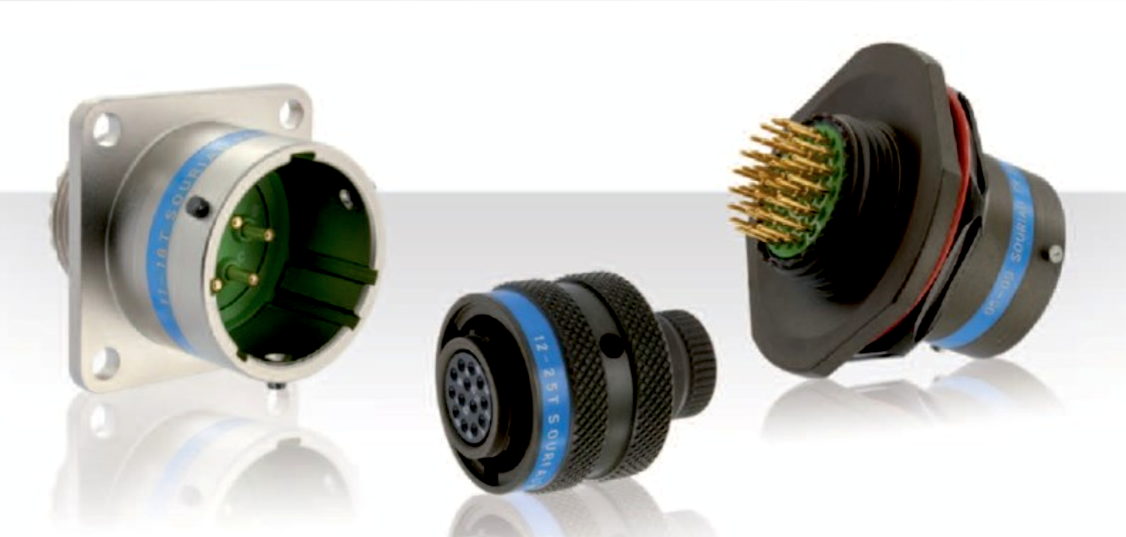 Air Electro stocks SOURIAU’s 8LT Series MIL-DTL-38999 Series I connectors.