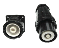 Amphenol Industrial Products Group’s Wind-Lok® cylindrical, reverse bayonet power connectors