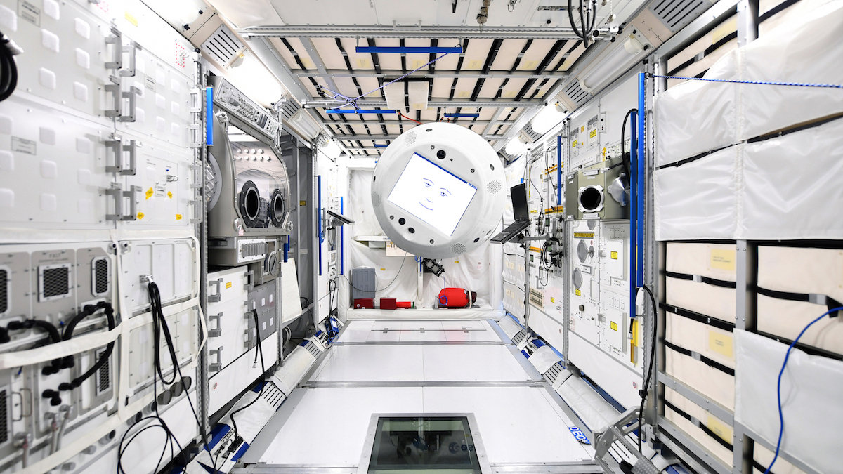 CIMON robot on ISS