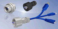 CONEC’s IP67 USB 3.0 Series connectors provide robust protection against environmental hazards in industrial applications.