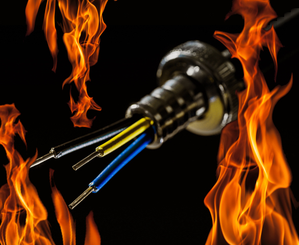 new material compositions help protect wire and cables from high heat and flame