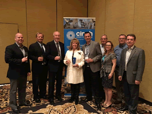 Cinch Connectivity Solutions presented Aeroflite Enterprises Inc. with its inaugural President’s Award for the 2016 calendar year at EDS 2017