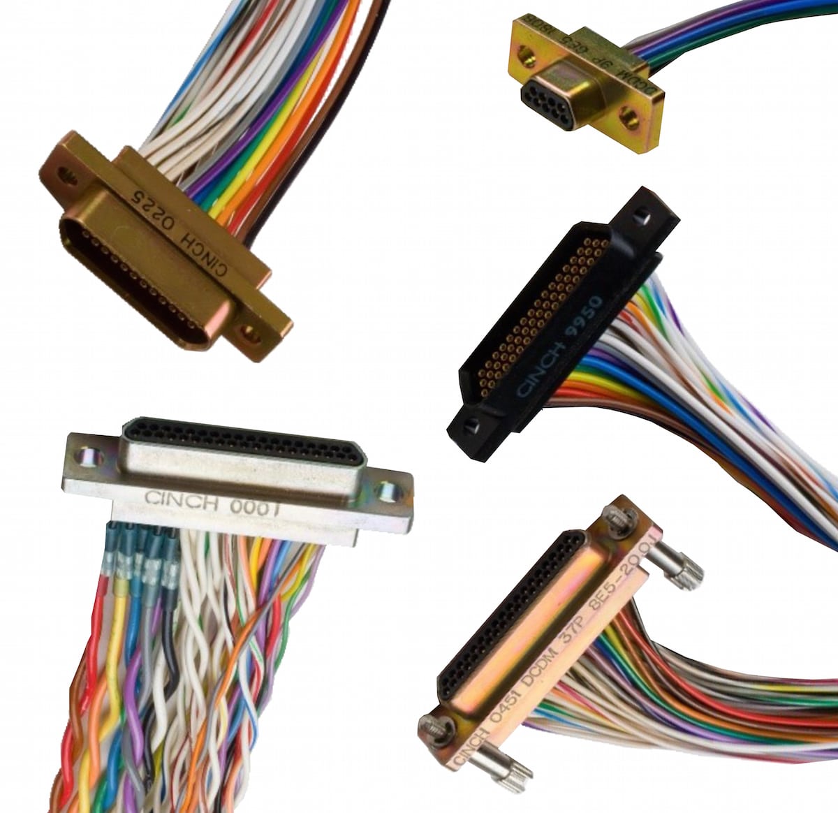 Cinch Connectivity Solutions’ Dura-ConTM D-shaped microminiature rectangular connectors