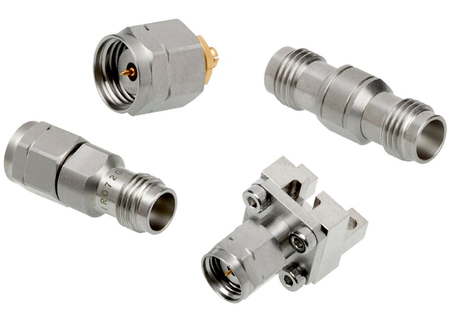 Cinch Connectivity Solutions’ new Johnson 1.85mm Series 67GHz high-frequency connectors and adapters