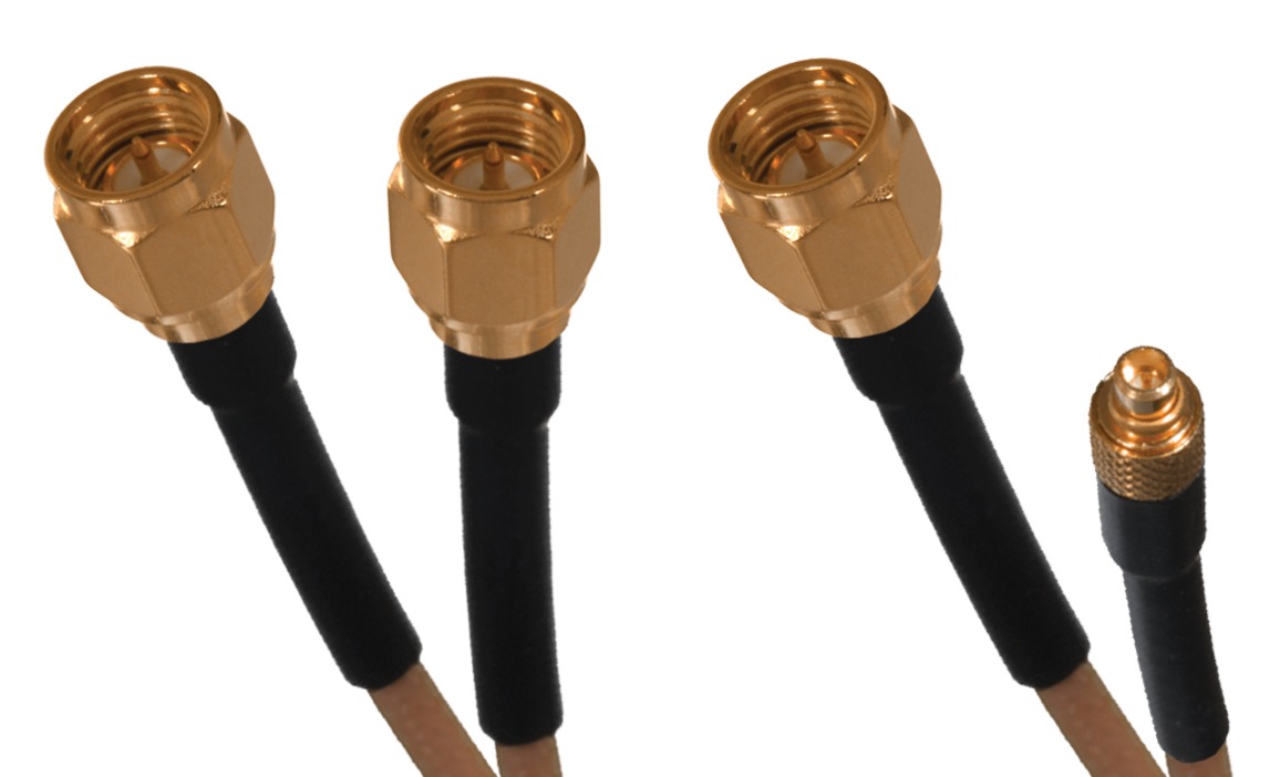 Cinch Connectivity Solutions' new SMA-SMA and SMA-MMCX cable assemblies