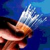 Fiber optic in hand
