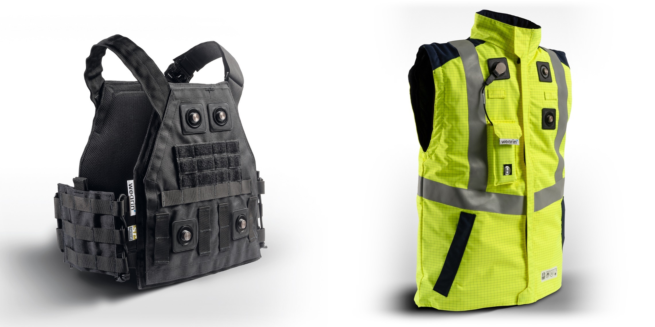 utility vests, technology trend = wearable connectivity