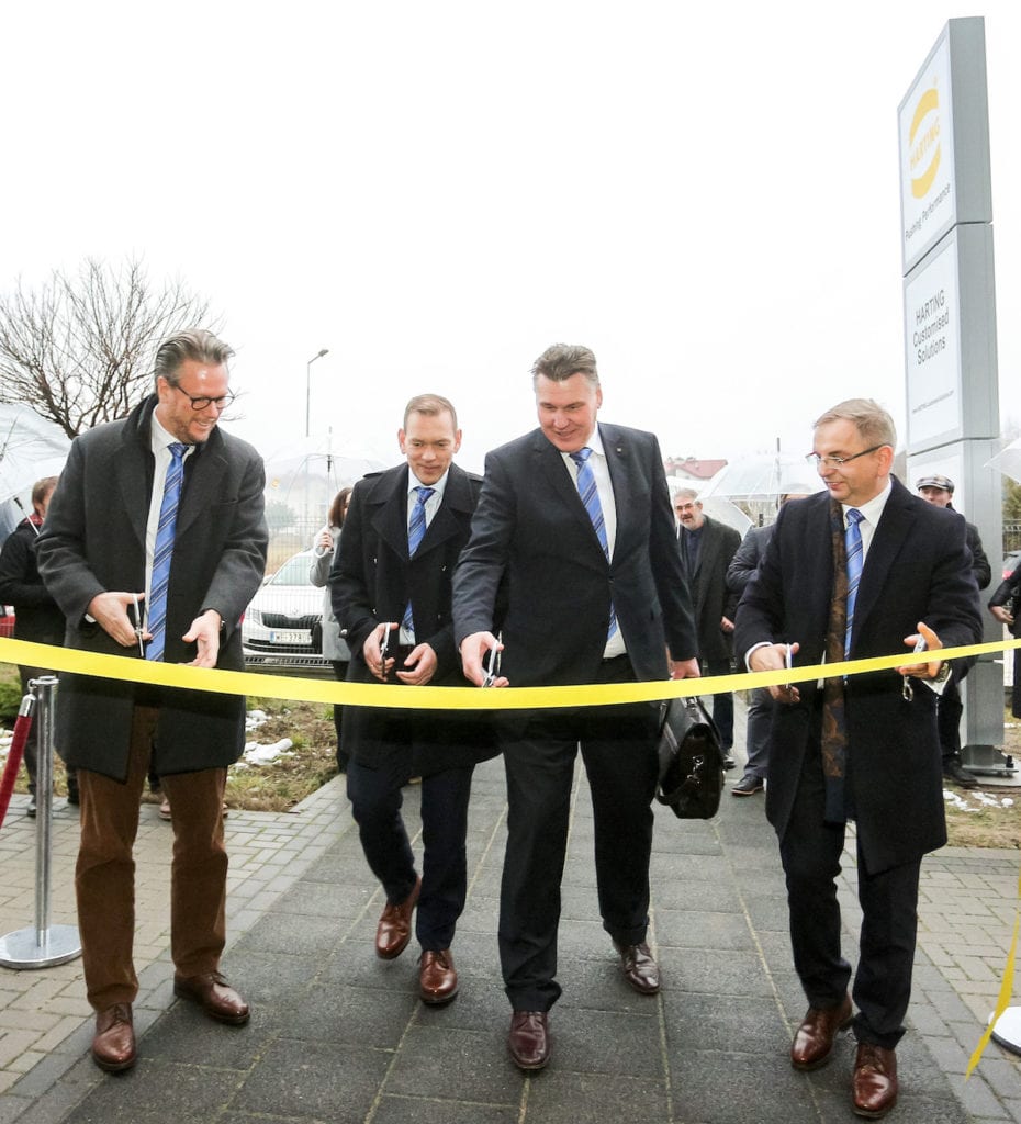 January 2019 Connector Industry News: HARTING opened a new production facility in Poland