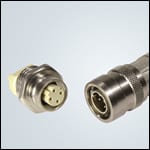 HARTING M12 Push-Pull Connector for Tool-Free Installation