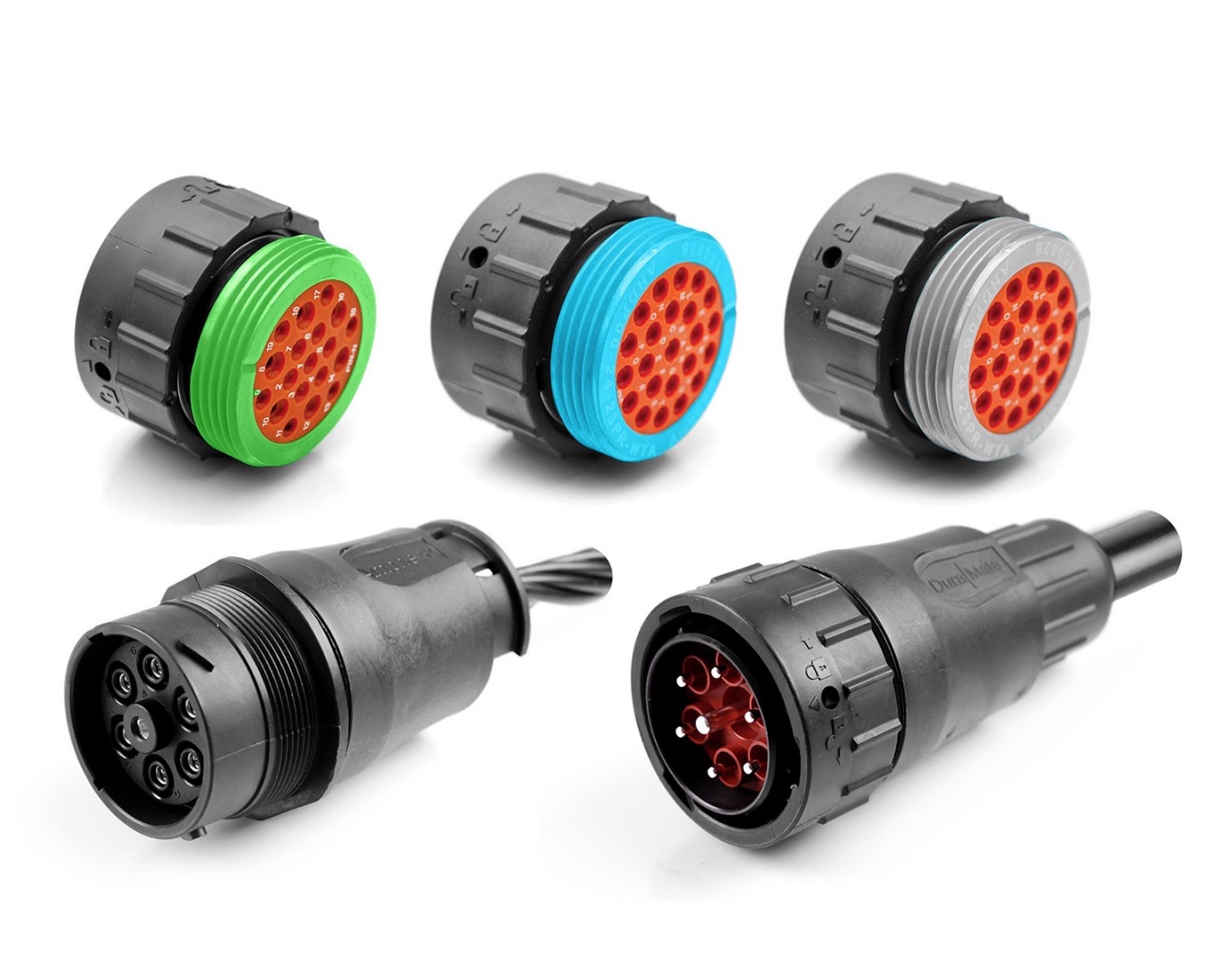 Automotive Connector and Cable Products: Heilind Electronics stocks Amphenol Sine Systems’ DuraMate™ AHDP Circular Plastic Connectors