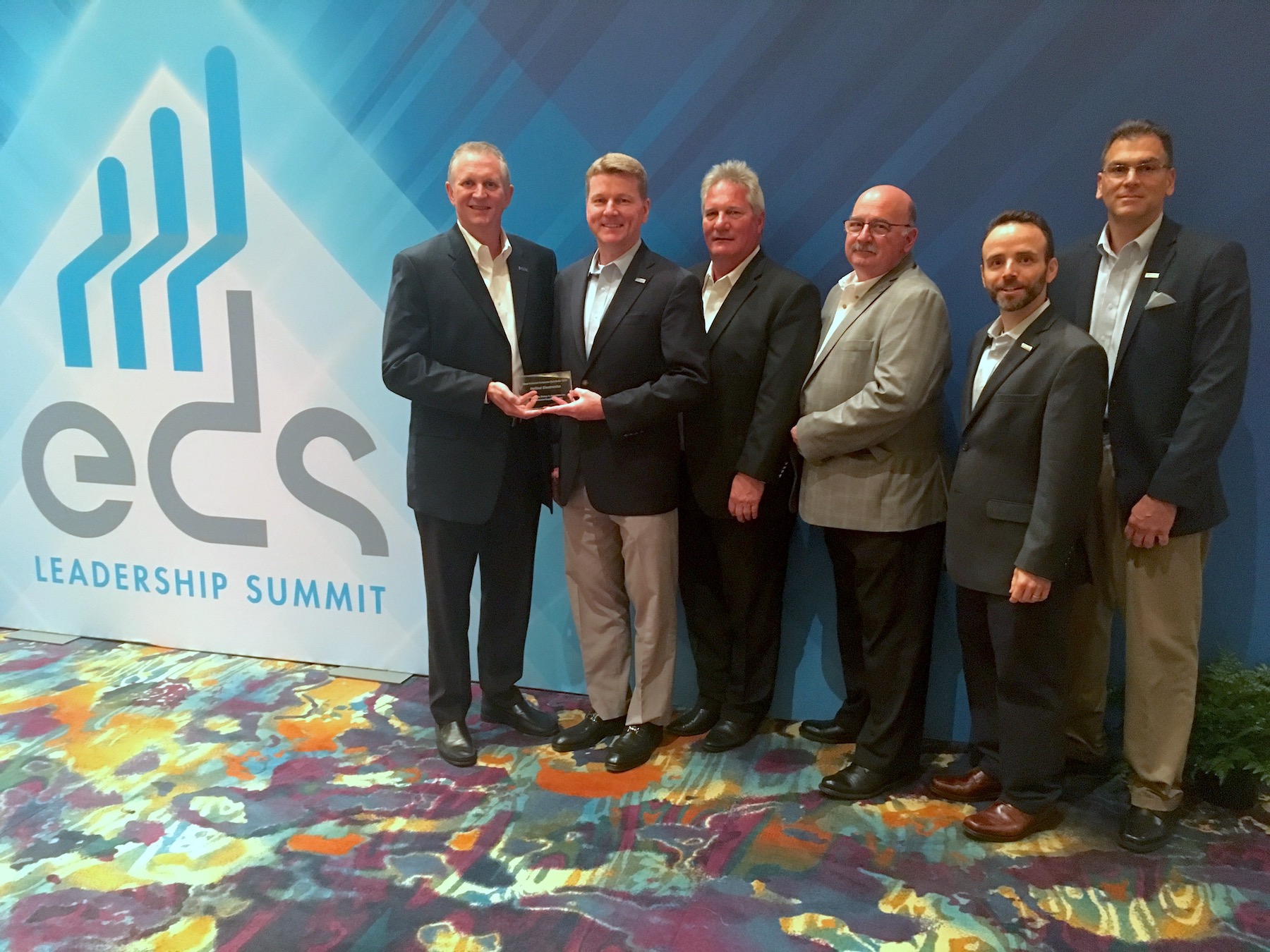 Heilind Electronics leadership accepted Bishop & Associates' 2019 Distributor of the Year Award at EDS 2019 in Las Vegas.