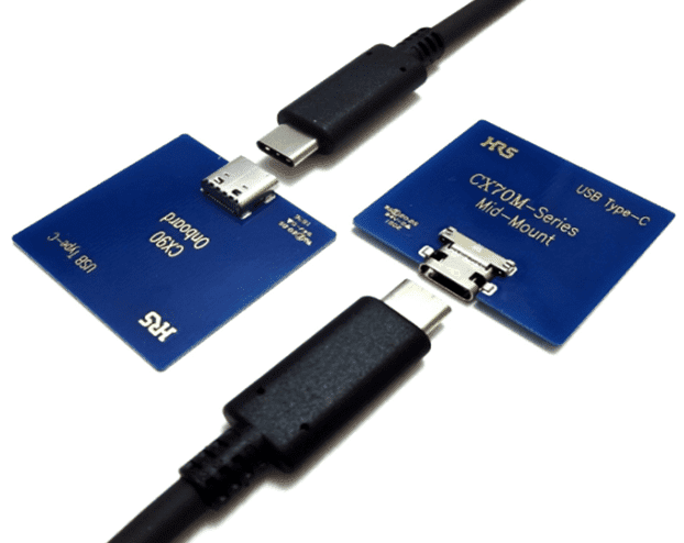 Heilind Electronics is now stocking Hirose’s CX Series USB Type-C connectors