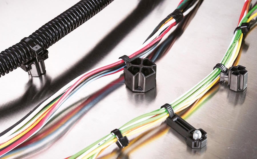 HellermannTyton’s new high-performance, stud-mount cable ties