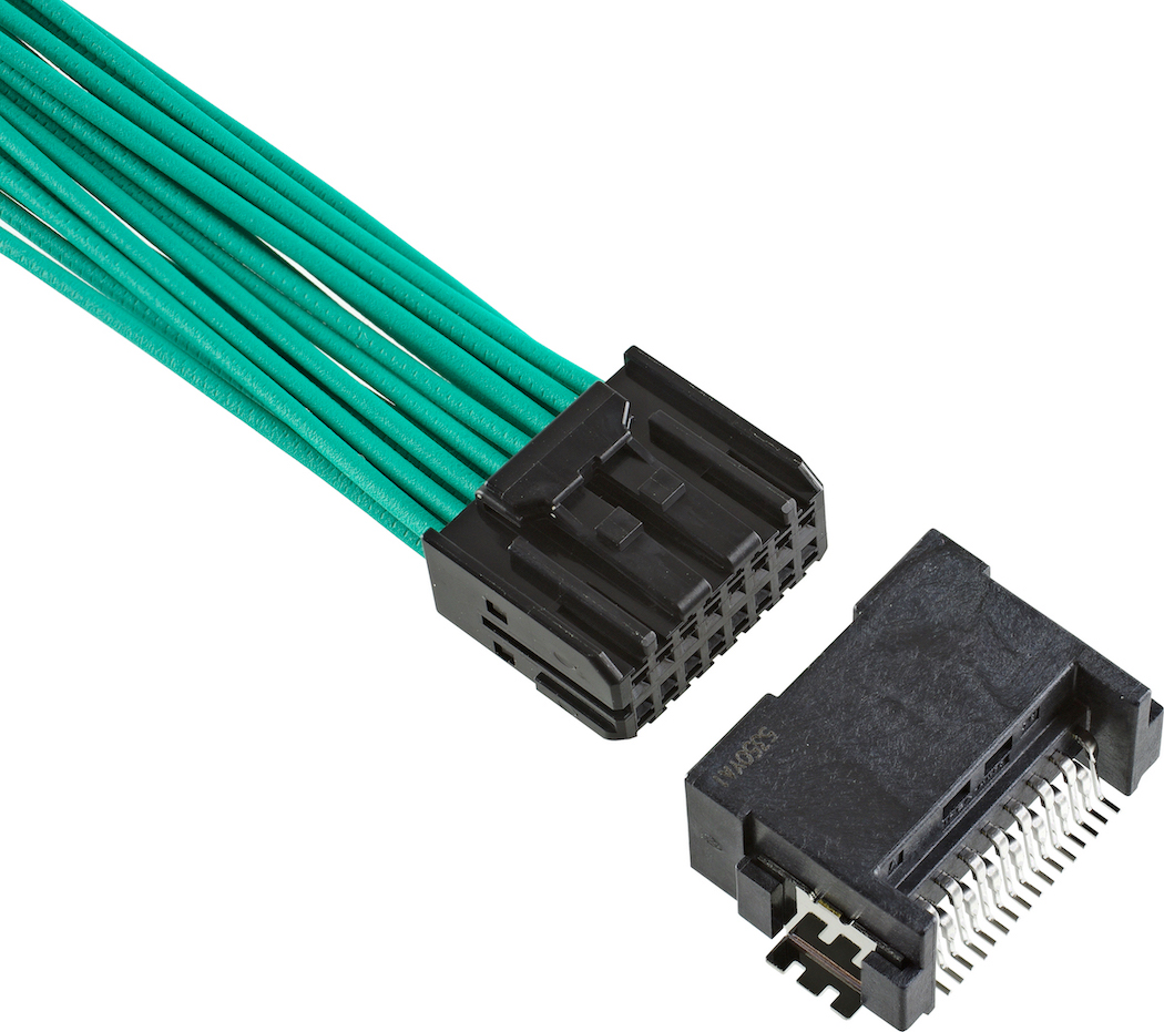 Automotive Connector and Cable Products: I-PEX Connectors’ ISH Series low-profile, horizontal-mating micro SMT connectors