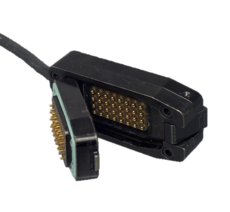 ITT Cannon’s Rock-in-Lock™ (RIL) small, quick-connect, rectangular connectors 