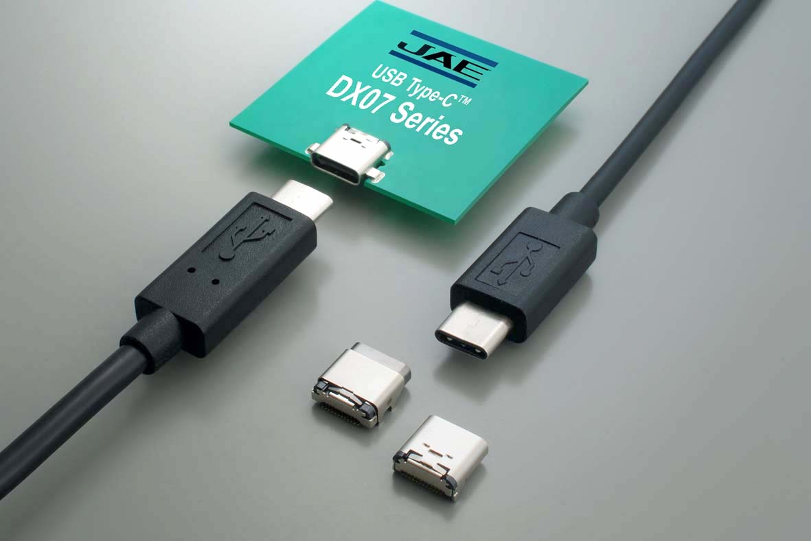 JAE’s DX07 Series USB Type-C connectors