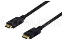 L-com Global Connectivity released a new line of mini-HDMI to mini-HDMI cables