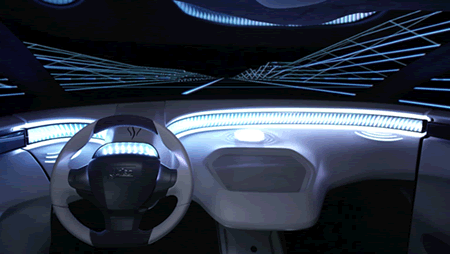 LED automotive dashboard