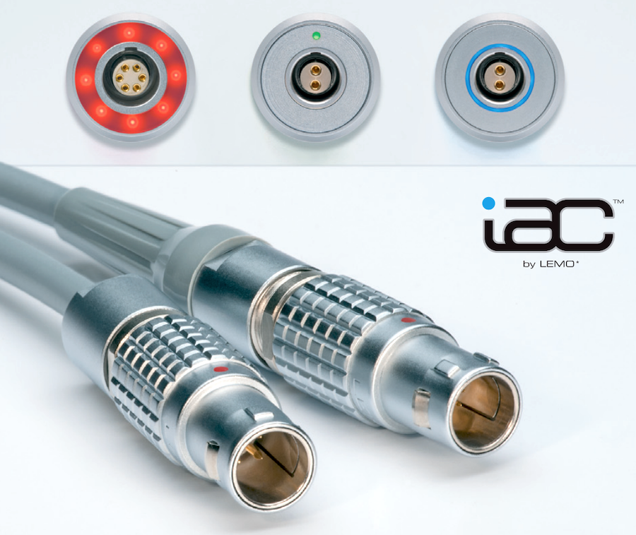 new connector and cable products: February 2019 - LEMO HALO LED connectors