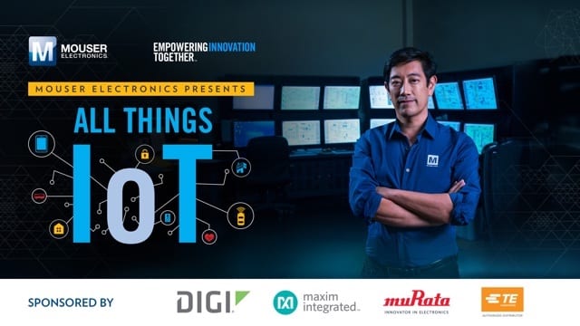 Mouser Electronics and celebrity engineer Grant Imahara released a new video introducing All Things IoT,