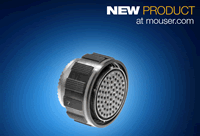 Mouser Electronics now stocks Amphe-Lite gray zinc nickel (ZnNi) metal connectors from Amphenol Industrial