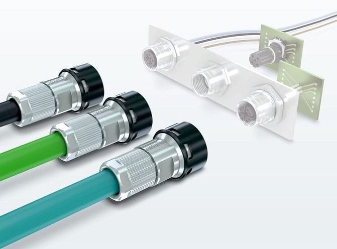 Mouser Electronics is now stocking M12 Push-Pull Connectors from Phoenix Contact