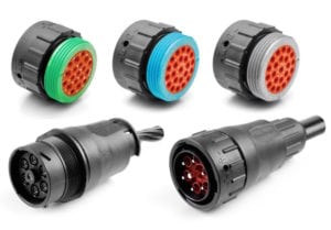 Newark element14 offers Amphenol Sine Systems’ AHDP Duramate™ circular plastic connectors for heavy-duty applications