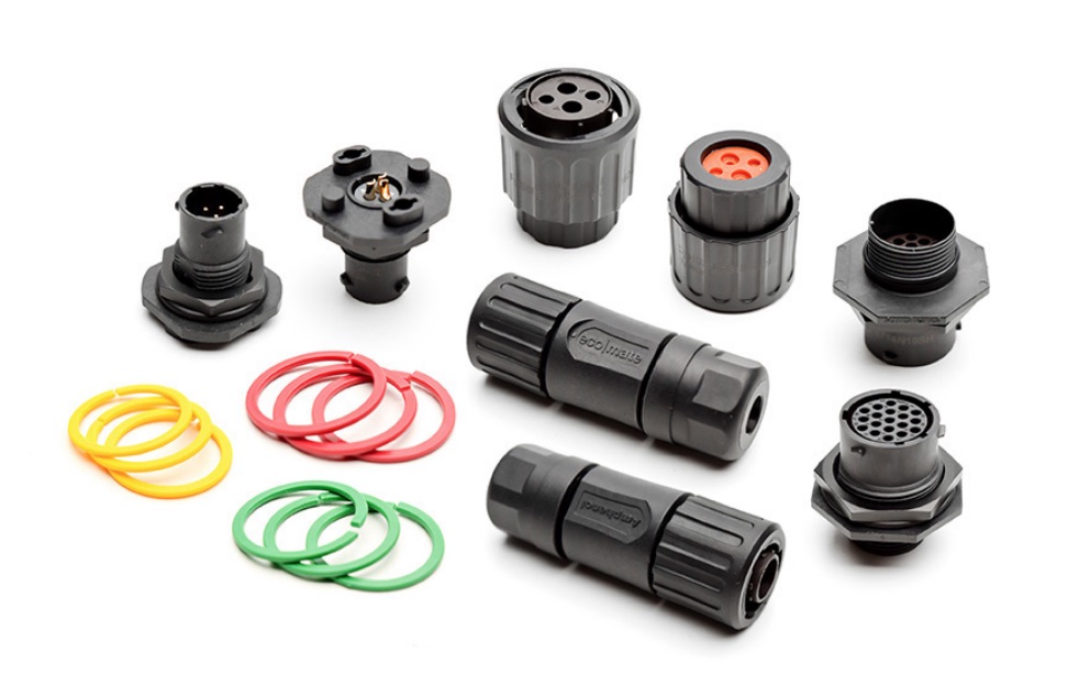 Waterproof Connector and Cable Products: Newark stocks Amphenol Sine Systems' eco|mate® Aquarius waterproof connectors 