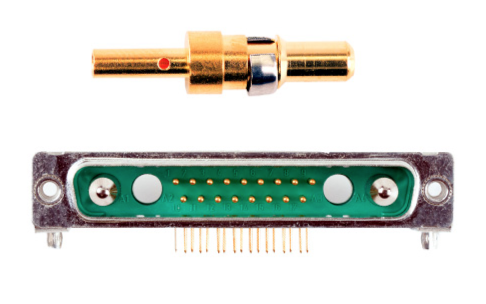 Interconnect solutions for cabin and IFE applications: FCT – A Molex Company’s 172704 Series Combination Layout D-Sub Connectors