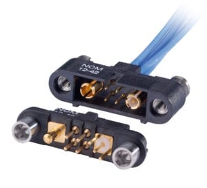 Nicomatic’s CMM Micro lightweight, rugged, rectangular connectors