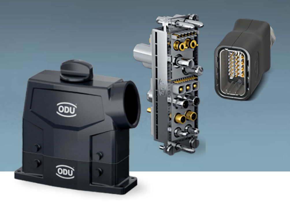 New connector product from ODU - MAC Push Lock - new connector and cable products: June 2019