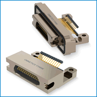 Omnetics’ Latching Micro-D Card-Edge Surface-Mount (C0) Connectors