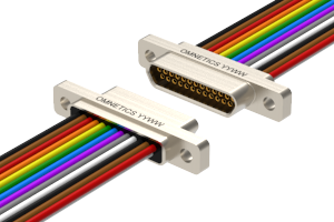 Connector Products for Energy Applications: Omnetics Connector Corporation’s low-profile Micro-D discrete wired microminiature connectors 