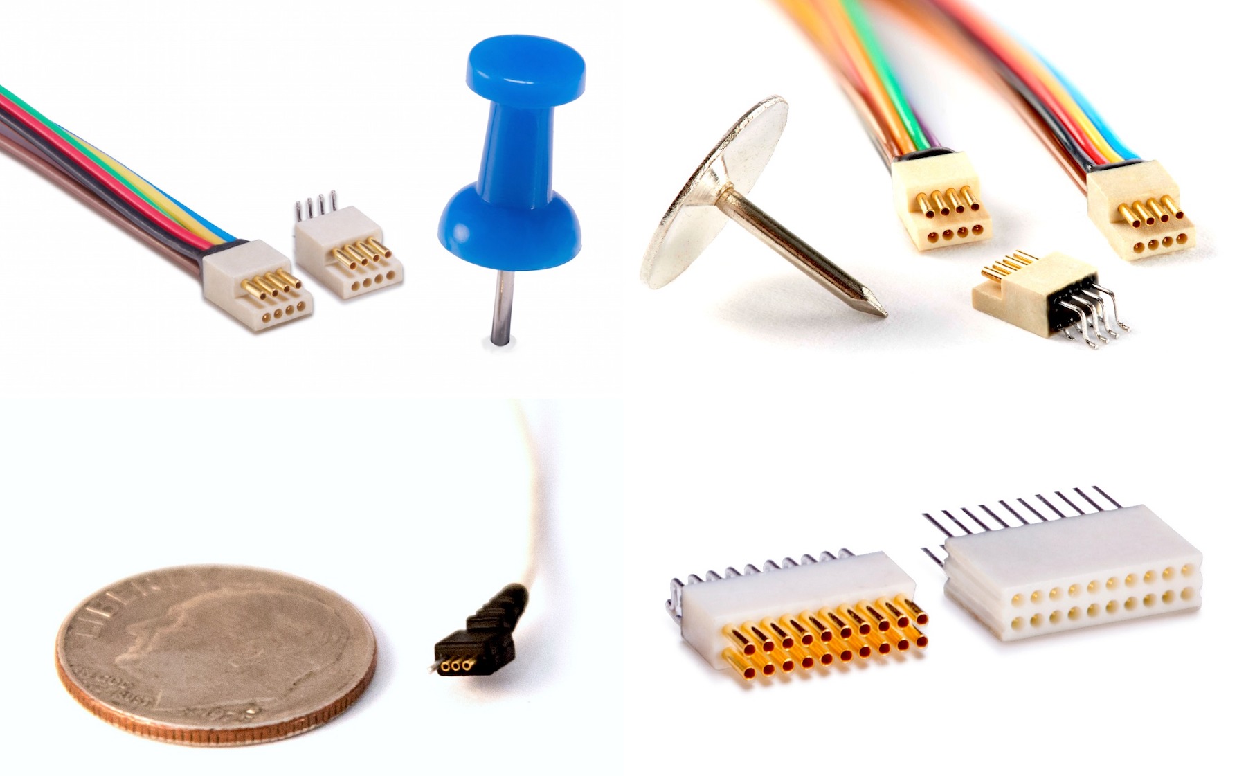 Omnetics micro and nano strip connectors for robotic applications