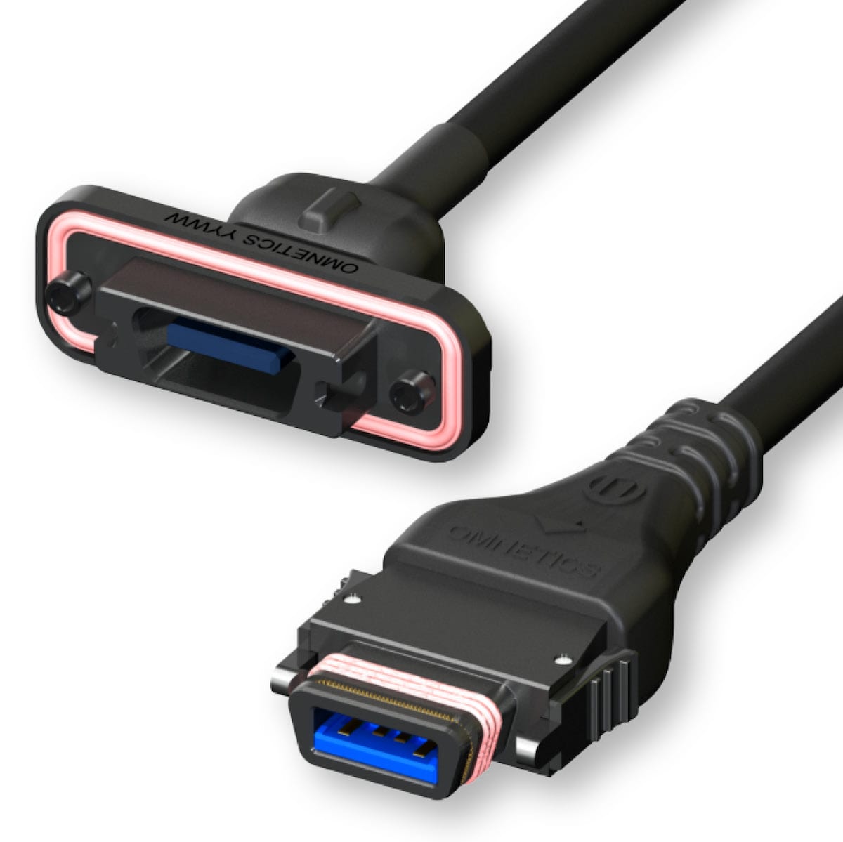 Omnetics Connector Corporation’s Quick Lock USB 3.0 Micro-D Connector Series