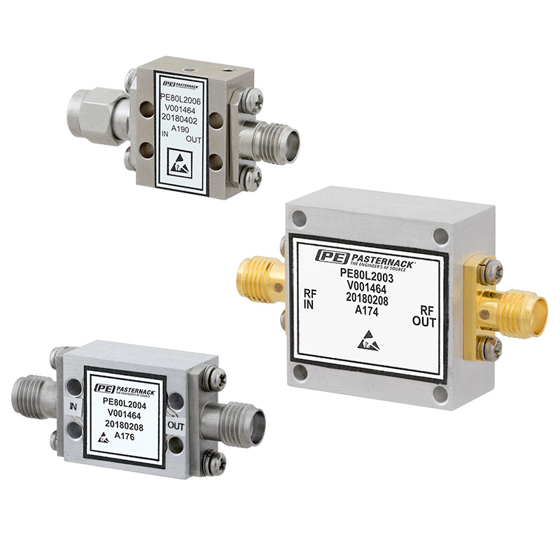 Pasternack high-power, coaxial, broadband signal limiters,