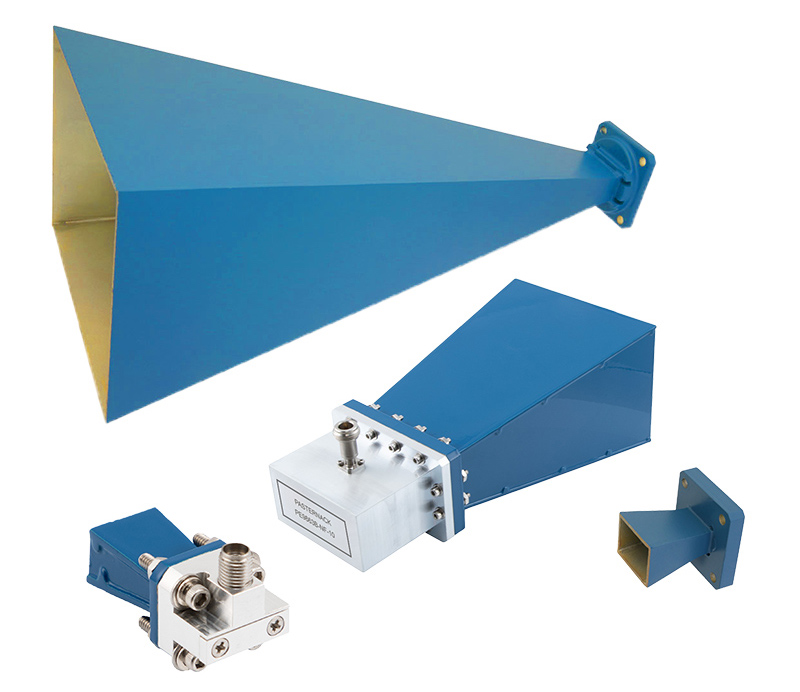 Pasternack’s new series of standard gain waveguide horn antennas