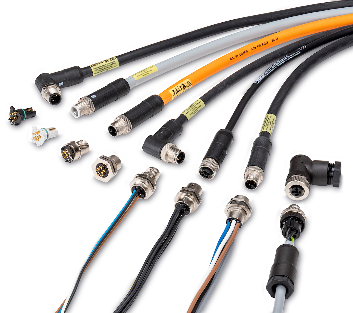 New Connectivity Products: October 2019 - Phoenix Contact M12 Power Cables and Connectors