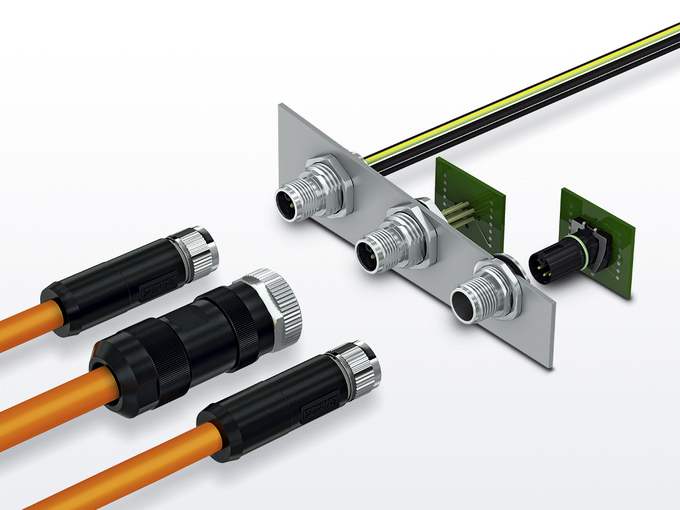 New Connector and Cable Products: April 2019 - Phoenix Contact’s new M12 power connectors and cable assemblies 