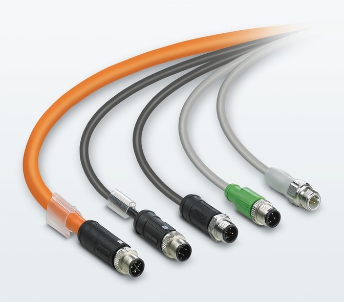 M5 to M12 sensor cable solutions from Phoenix Contact