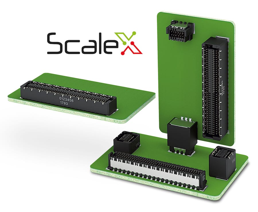 Phoenix Contact and ept GmbH are launching the new ScaleX contact technology
