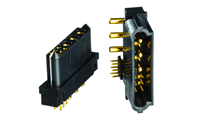 Positronic’s Low Profile Scorpion Series hybrid power and signal connectors