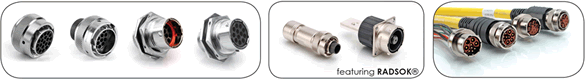 Ecomate RM Quick-Locking Rugged Metal-Shielded Circular Connectors