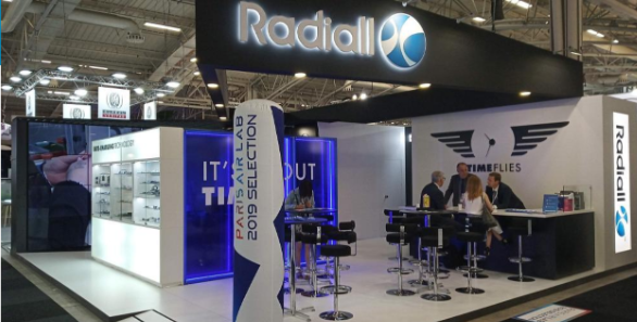 2019 Paris Air Show Radiall booth