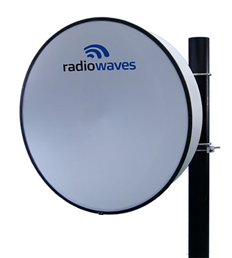 RadioWave wideband, dual-polarized parabolic antennas