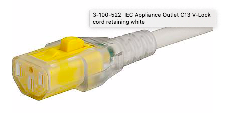 SCHURTER’s 3-100-522 connector for medical equipment safety