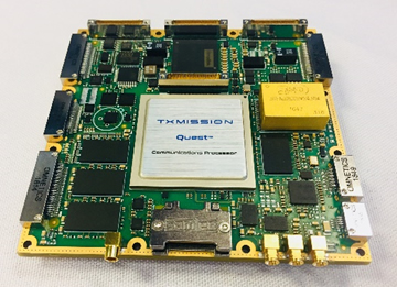 Based on military technologies, this SDR unit designed by TX-Mission Corp. includes varying S-and X-band options to push data transmission up over 100MSPS