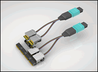 Samtec ETUO Series FireFly cable assembly
